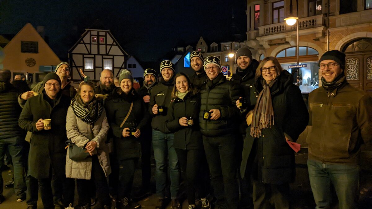 Die Dresden Bulls auf dem Weihnachtsmarkt